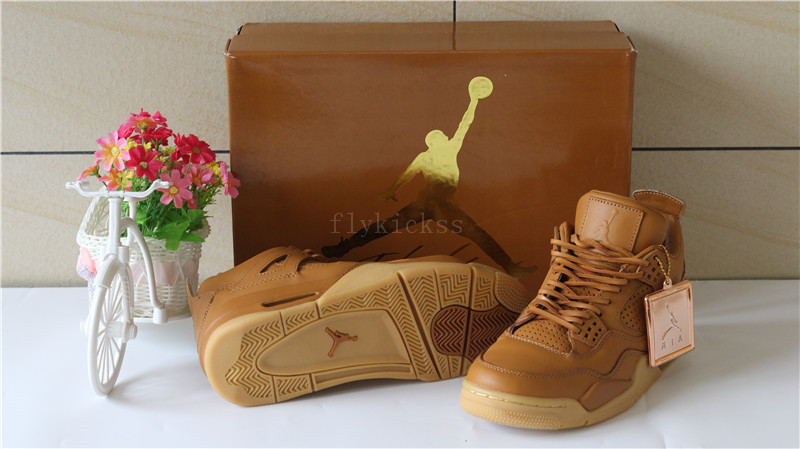 Air Jordan 4 Premium Ginger Wheat